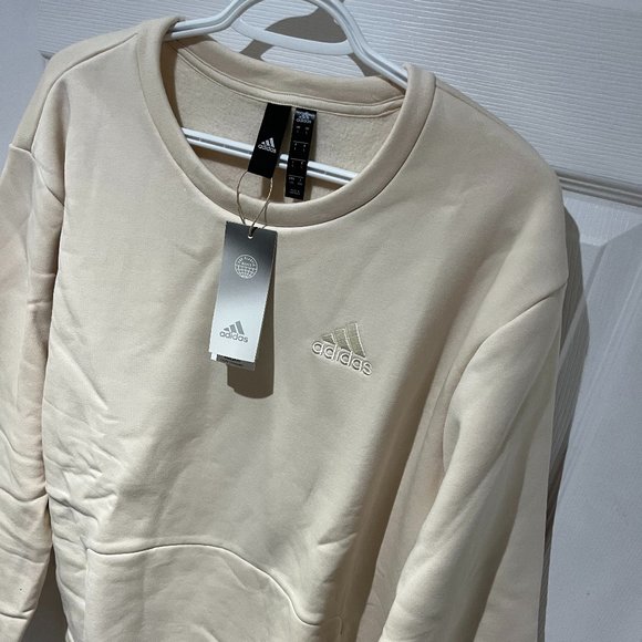 Sz L Adidas Sportswear Fleece Sweater - Picture 3 of 8